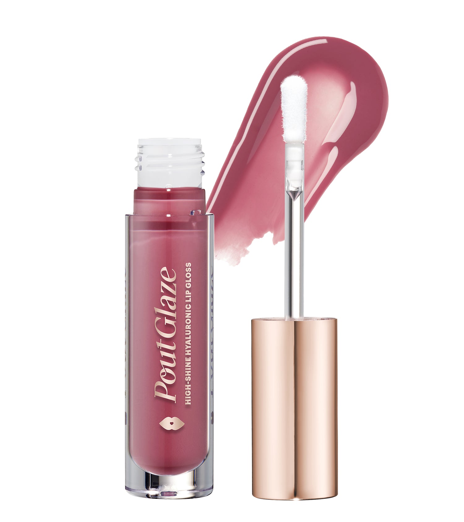 Pout Glaze High-Shine Hyaluronic Lip Gloss (Stephanie) Main Image featured