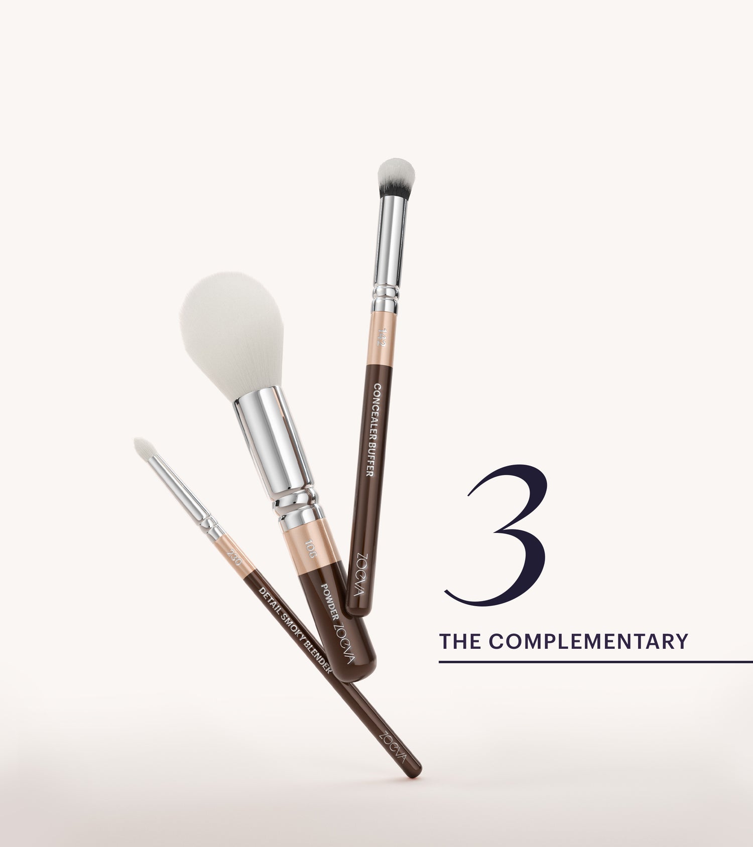 The Complete Brush Set & Shoulder Strap (Chocolate) Main Image featured