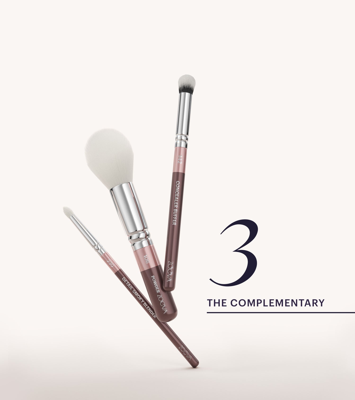 The Complete Brush Set & Shoulder Strap (Plum) Main Image featured