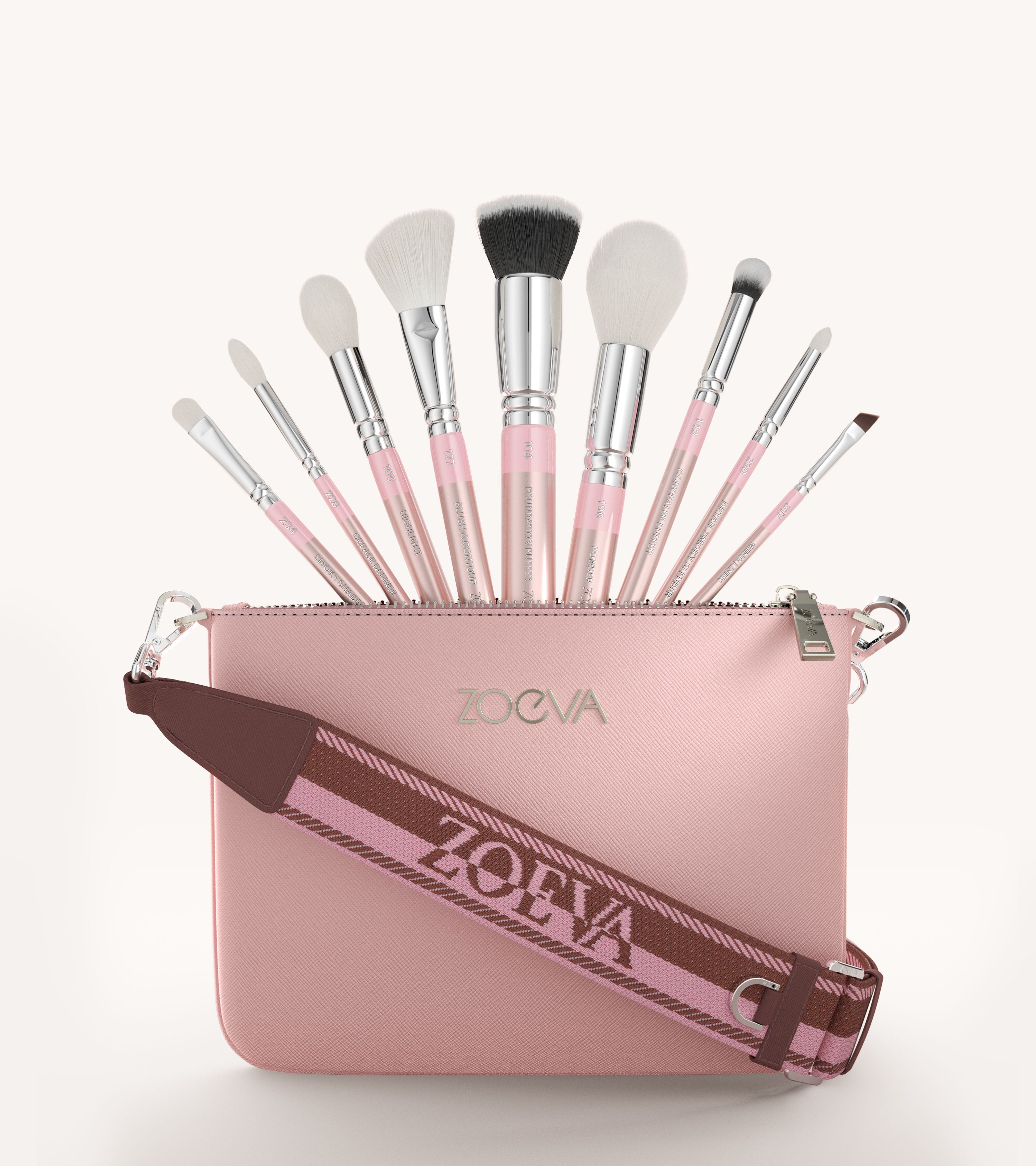 Zoeva makeup 2025 brushes complete set