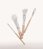 The Face & Eye Essentials Brush Kit (Champagne) Preview Image 1