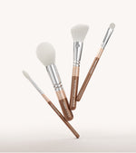The Face & Eye Essentials Brush Kit (Light Chocolate) Preview Image 1