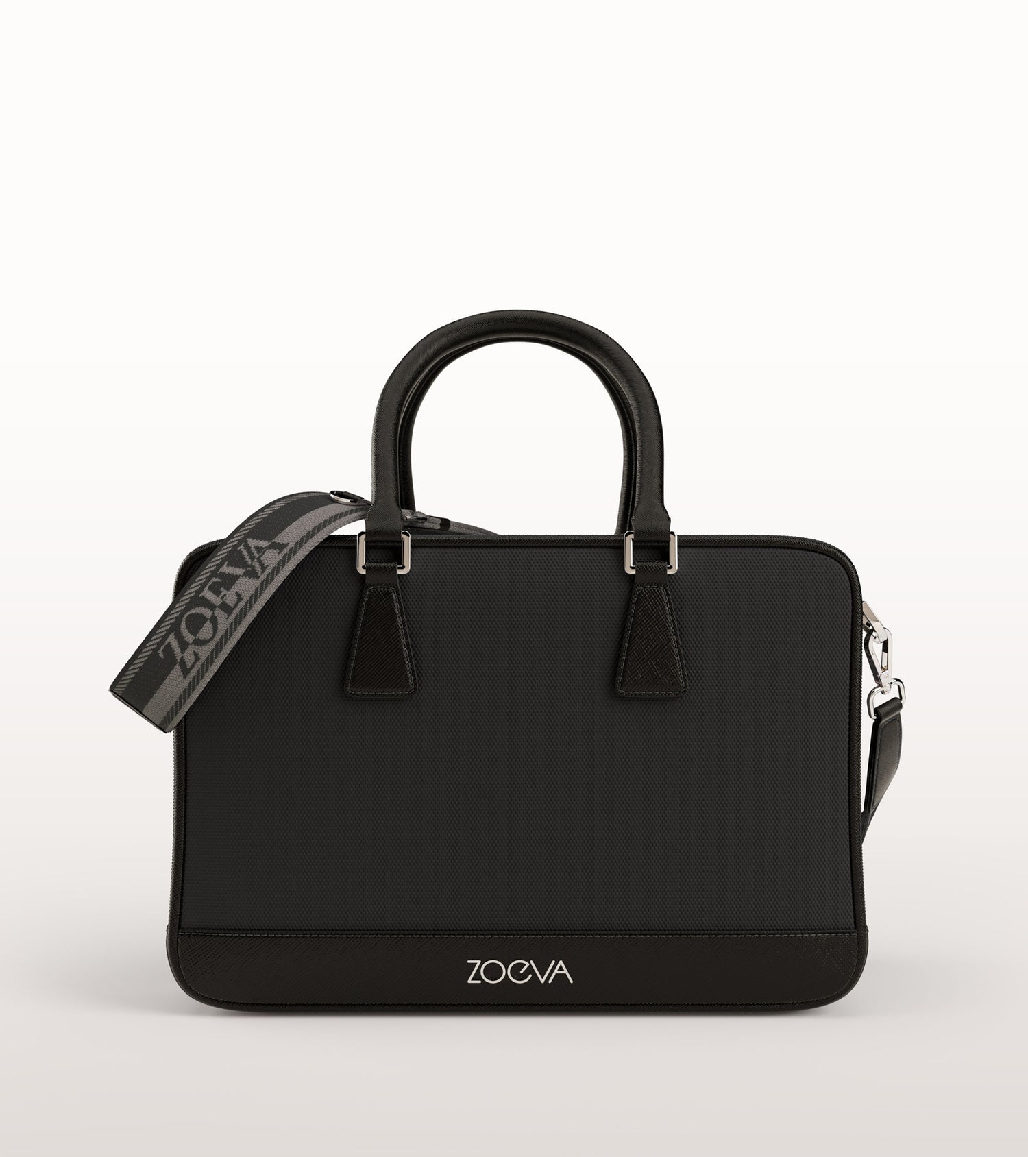 The Zoe Bag & The Complete Brush Set (Black) Main Image featured