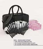 The Zoe Bag & The Artists Brush Set (Black) Preview Image 5
